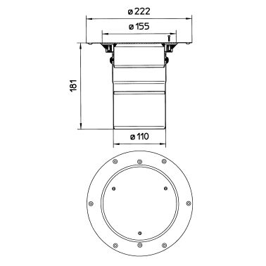 Line Drawing - Rodding eye-Vinyl-155