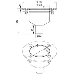 Line Drawing - Marine-lower part-no welding