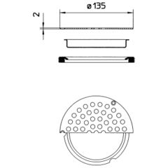 Line Drawing - Marine-upper part-135