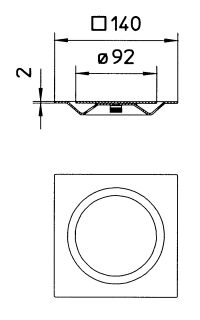 Line Drawing - Grating-Drain-145