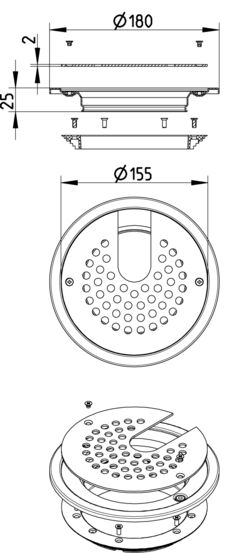 Line Drawing - MULTI top-180