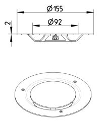 Line Drawing - Grating-Drain-Vinyl-155