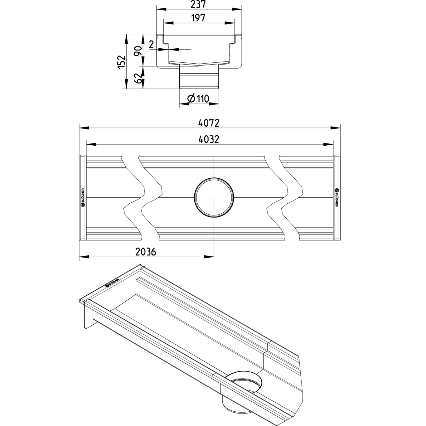 Line Drawing - Channel-No membrane