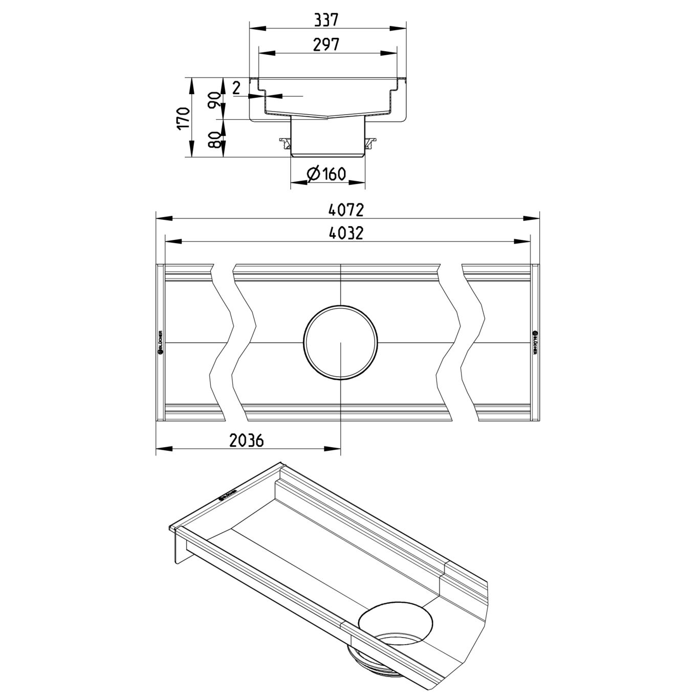 Line Drawing - Channel-No membrane