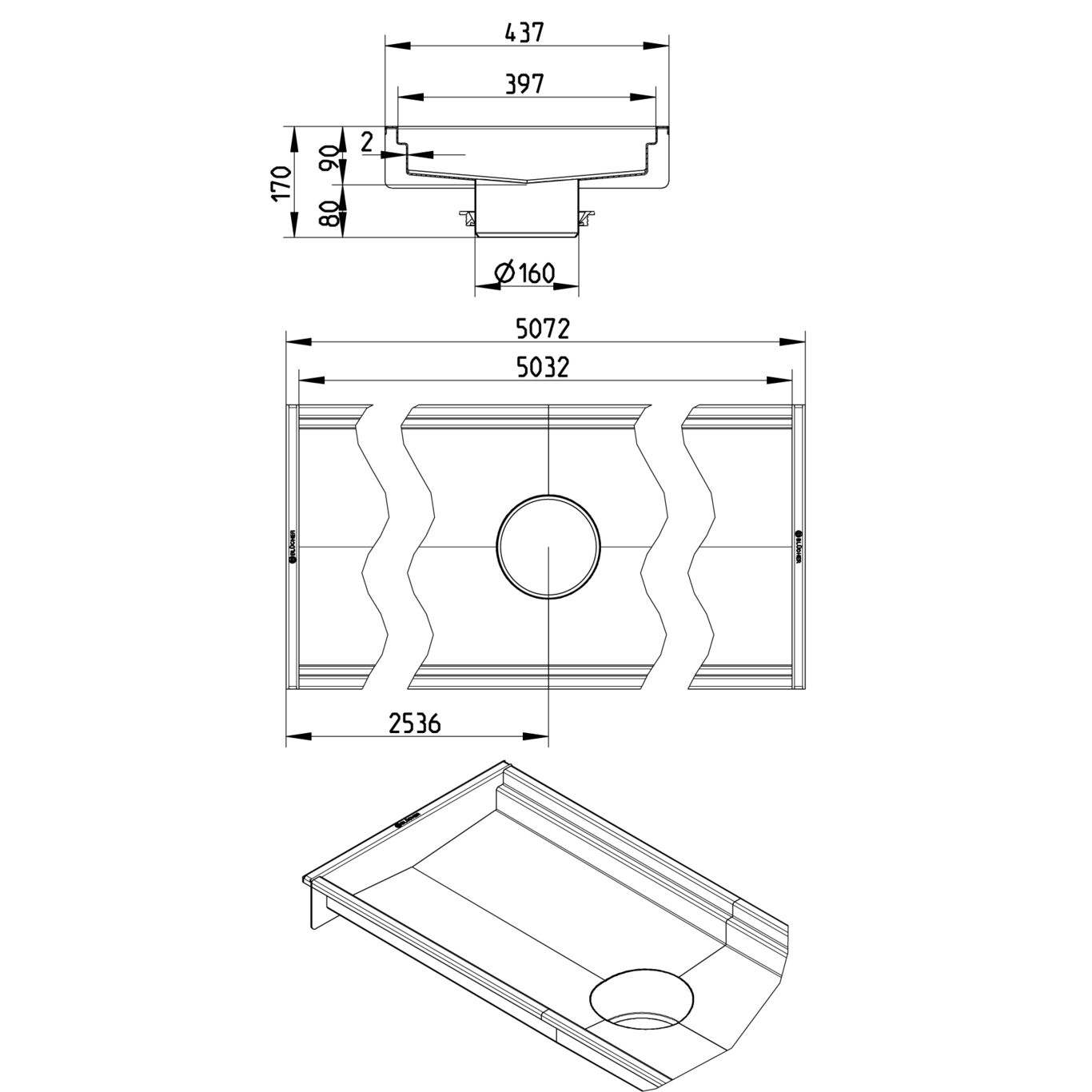 Line Drawing - Channel-No membrane