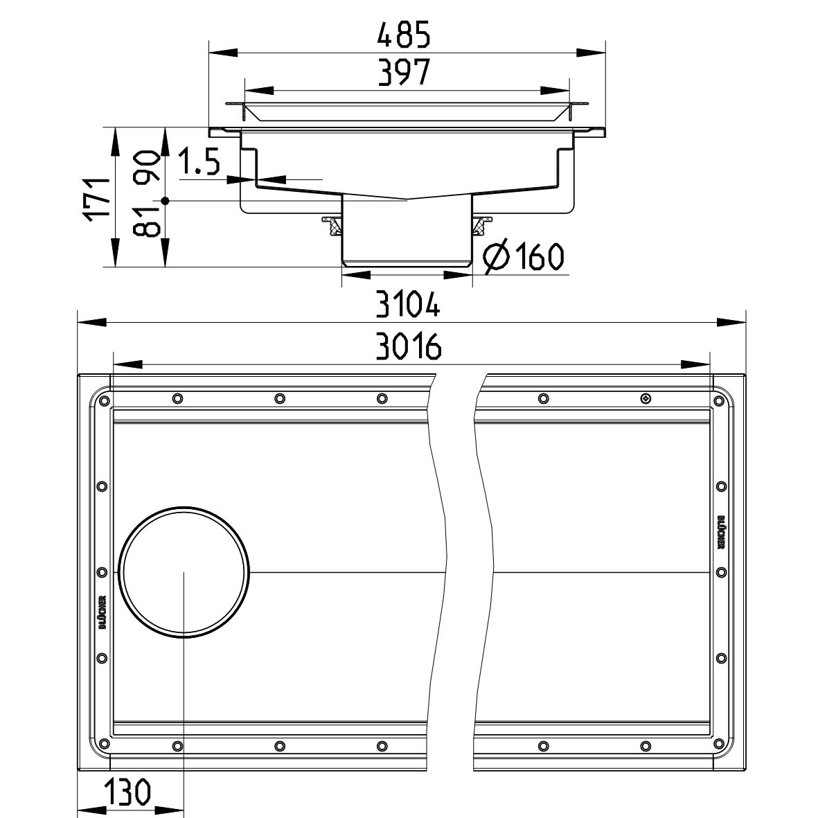 Line Drawing - Channel-Vinyl