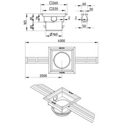 Line Drawing - Slot channel-No membrane