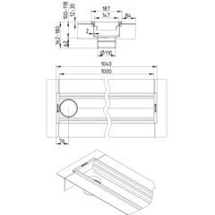 Line Drawing - Channel-Liquid membrane