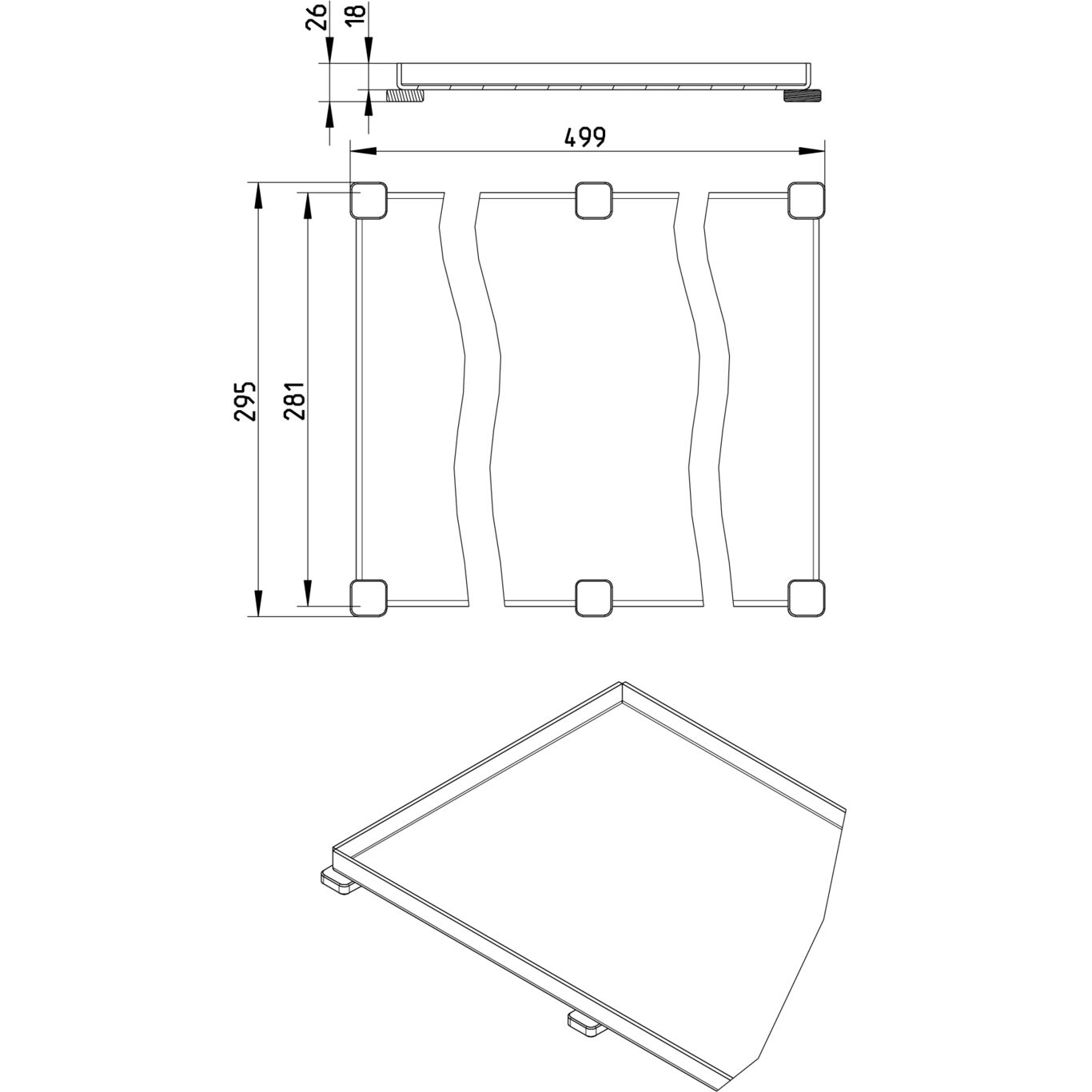 Line Drawing - Grating-Channel-300