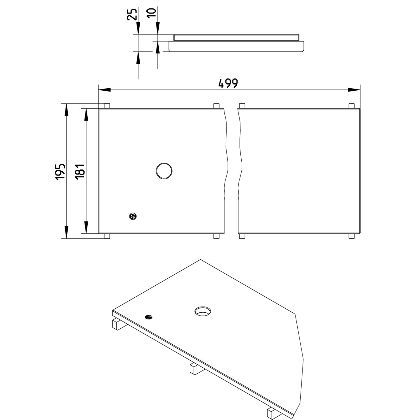 Line Drawing - Grating-Channel-200