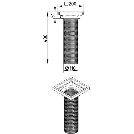 Line Drawing - Upper part-outdoor/roof