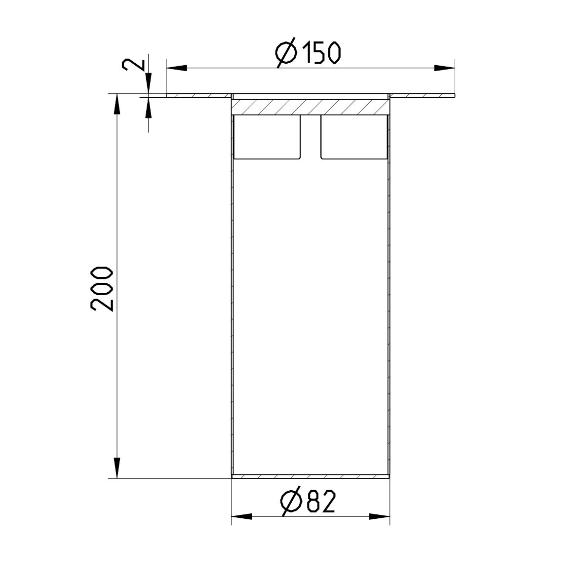 Line Drawing - Sand bucket