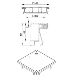 Line Drawing - Access cover-Plate