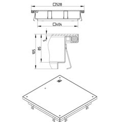 Line Drawing - Access cover-Plate