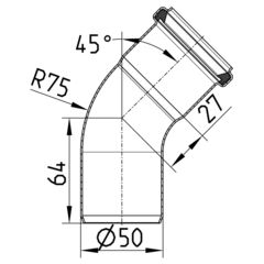 Line Drawing - Bend-45