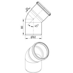 Line Drawing - Bend-45