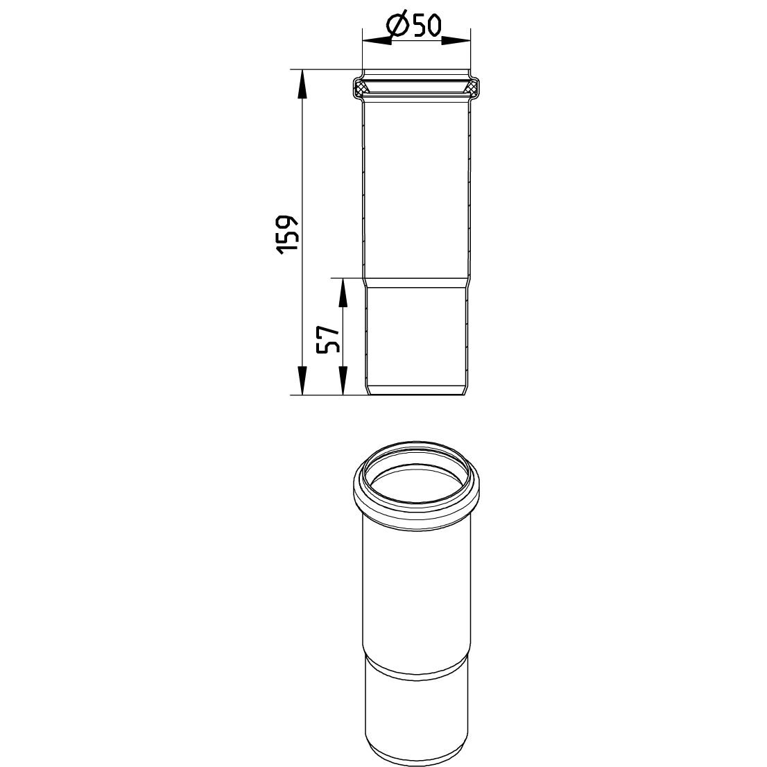 Line Drawing - Expansion socket