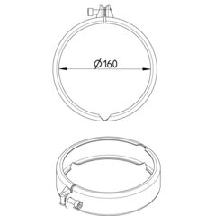 Line Drawing - Joint clamp