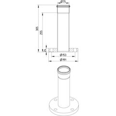 Line Drawing - Adaptor-flange-ANSI