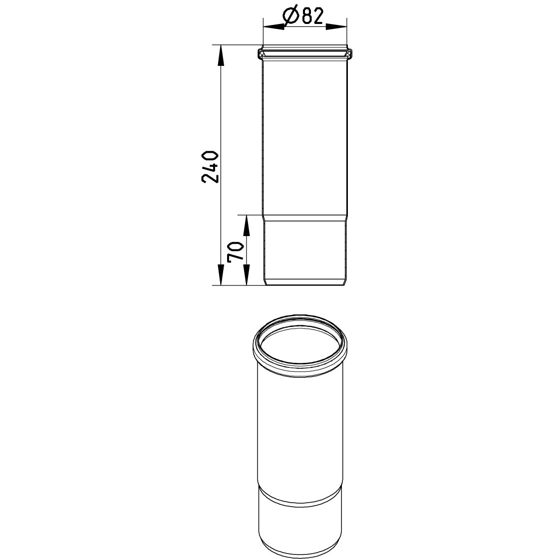 Line Drawing - Expansion socket